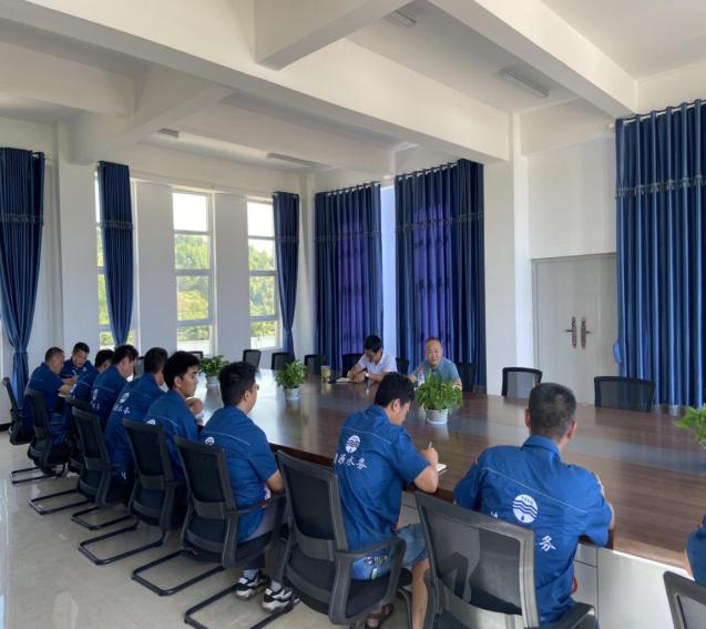 集團公司黨委委員、副總經(jīng)理劉林到五水廠檢查安全工作