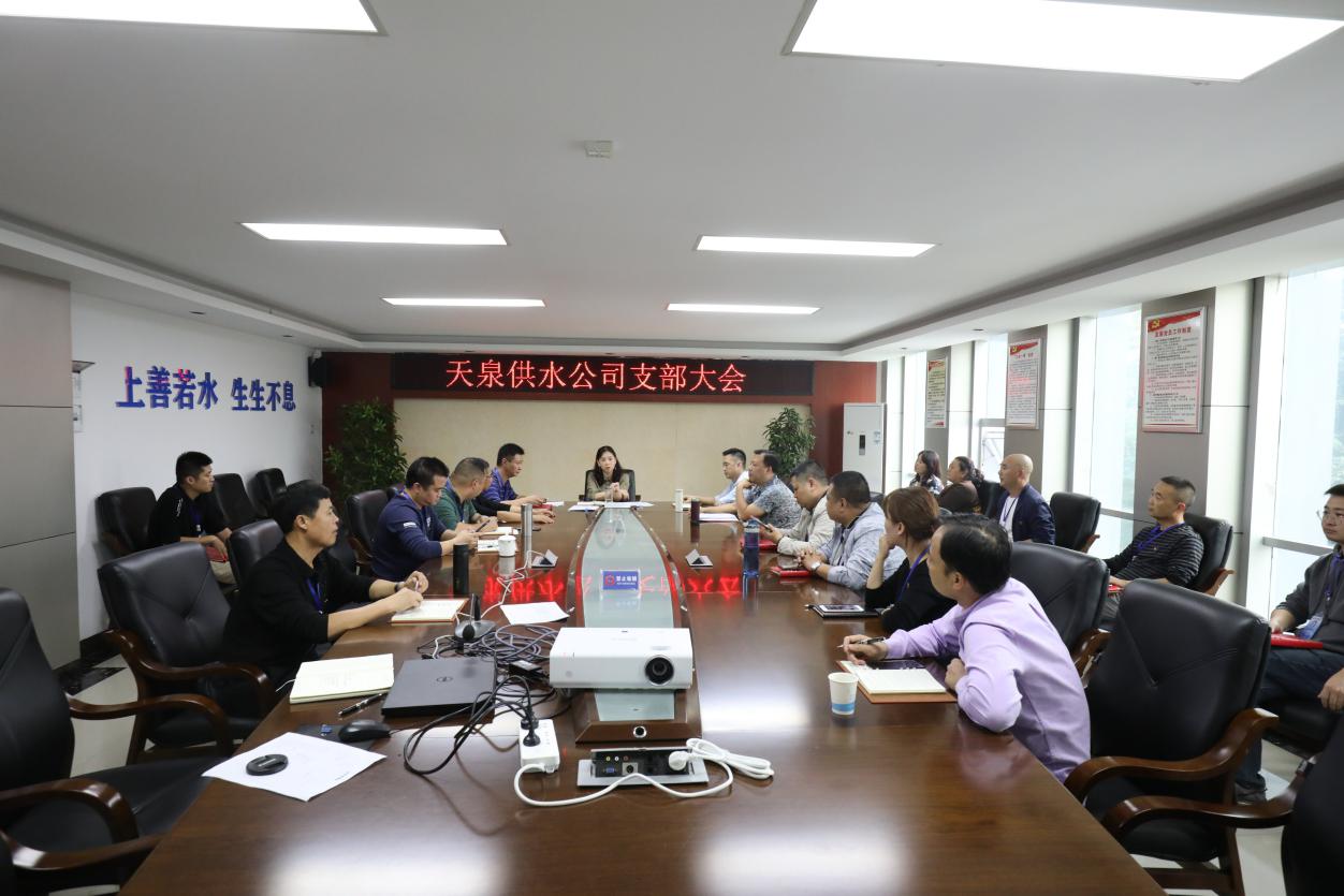 天泉公司召開(kāi)支部大會(huì)
