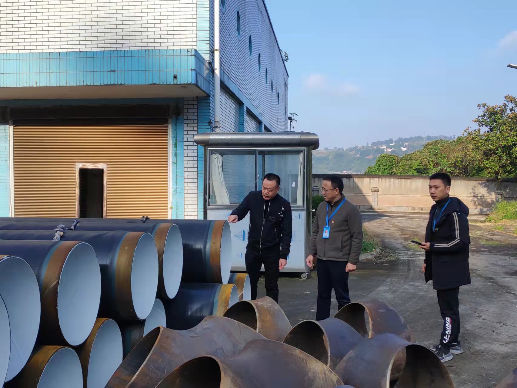 清源水務(wù)集團領(lǐng)導(dǎo)調(diào)研四水廠加壓泵站生產(chǎn)工作