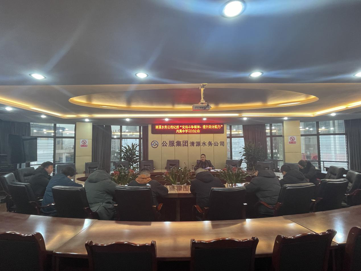公司紀委召開紀委（擴大）會暨紀檢監(jiān)察系統(tǒng)“發(fā)揚斗爭精神，提升政治能力”月集中學習討論會