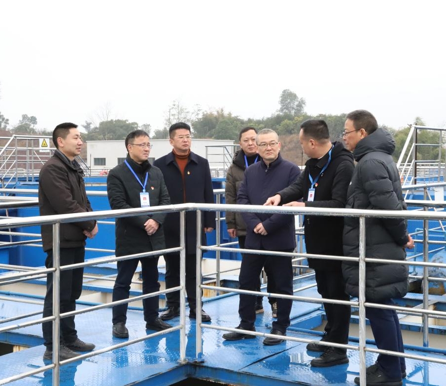 市公服集團黨委副書記、總經理譚琦到清源水務公司開展春節(jié)前安全生產檢查及走訪慰問活動