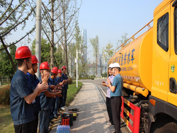 清源水務(wù)公司開展2024世界動力電池大會供水保障應(yīng)急演練